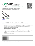 InLine 35415Y USB cable