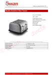 Swann ST16010GRAN toaster