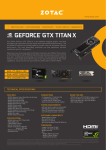 Zotac ZT-90401-10P NVIDIA GeForce GTX TITAN X 12GB graphics card