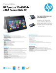 HP Spectre 13-4005dx