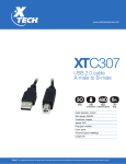 Xtech 1.8m, USB 2.0