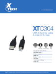 Xtech 4.5m, USB 2.0