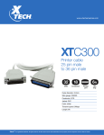 Xtech 1.8m, 25pin/36pin