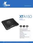 Xtech XTA-150 notebook cooling pad