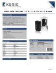 Nedis CS7800PB001BL