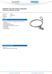 Ewent EW1241 cable lock