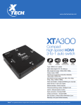 Xtech XTA-300 video switch