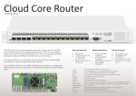 Mikrotik CCR1036-12G-4S router