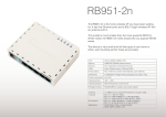 Mikrotik RB951-2N WLAN access point