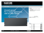 Black Box RMTW01 rack accessory