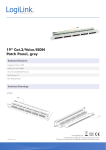 LogiLink NP0050 patch panel