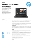 HP ZBook 15u G2