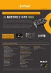 Zotac ZT-90301-10M NVIDIA GeForce GTX 960 2GB graphics card