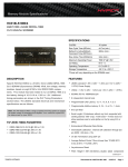 Kingston Technology HyperX Impact 4GB 1866MHz DDR3L