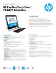 HP Pavilion TouchSmart 23-h120