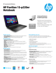 HP Pavilion 15-p220nr