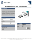 König HC-BLDPRESS22 blood pressure unit