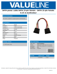 Valueline VLCP73192V015 power cable