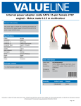 Valueline VLCP73510V015 power cable