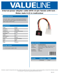Valueline VLCP73535V015 power cable