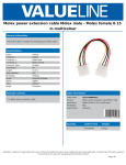 Valueline VLCP74000V015 power cable