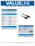 Valueline VLCP60011B20 USB cable