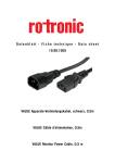 Value 19.99.1505-20 power cable