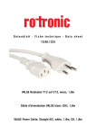 Value 19.99.1223-50 power cable