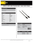 Profigold PROL5601 fiber optic cable