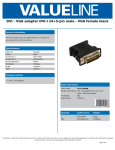 Valueline DVI-I/VGA