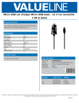 Valueline VLMB60890B10 mobile device charger