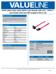 Valueline VLCP73155R05 SATA cable