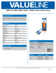 Valueline VLCB61000L20 USB cable