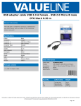 Valueline VLMB60515B02 USB cable