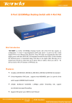 Tenda TEF1008P network switch