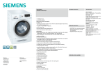 Siemens WD14H462FF washer dryer