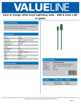 Valueline VLMP39300G1.00 USB cable