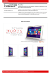 Toshiba Encore 2 PDW0BA-008026 32GB Gold, White tablet