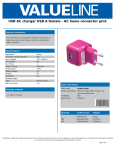 Valueline VLMP11955P mobile device charger