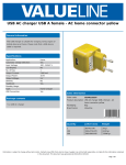 Valueline VLMP11955Y mobile device charger