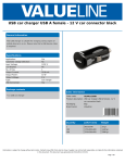 Valueline VLMP11950B mobile device charger