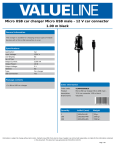 Valueline VLMP60890B10 mobile device charger