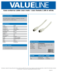 Valueline VLSP40000W20 coaxial cable