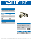 Valueline VLSP40925M coaxial connector