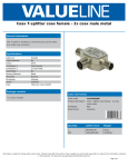 Valueline VLSP40950M coaxial connector