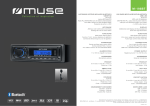 Muse M-198 BT car media receiver