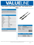 Valueline VLSP40010B250 coaxial cable