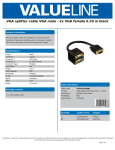 Valueline VGA/2x VGA, 0.20m