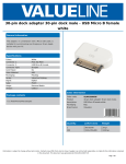 Valueline VLMP39900W mobile device charger