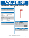 Valueline VLMP39300R2.00 mobile phone cable